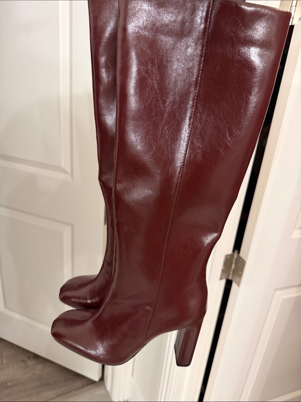 Zara Tall  Boot in Deep Burgundy NWT